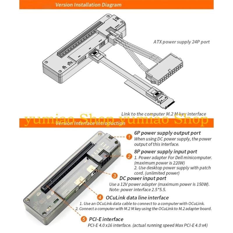 587B GDC ordinateur portable e - Oculink Gpu Dock Station avis et prix
